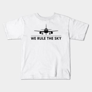 Air Traffic Controller - We rule the sky Kids T-Shirt